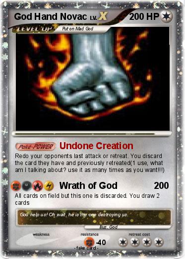 Pokemon God Hand Novac