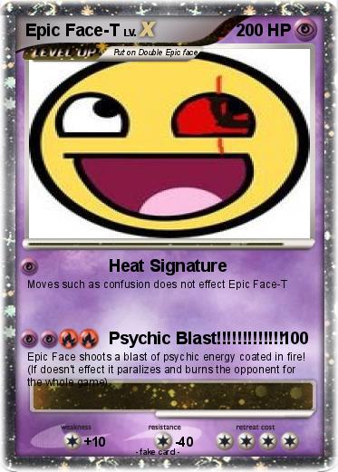 Pokemon Epic Face-T