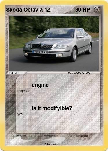 Pokemon Škoda Octavia 1Z