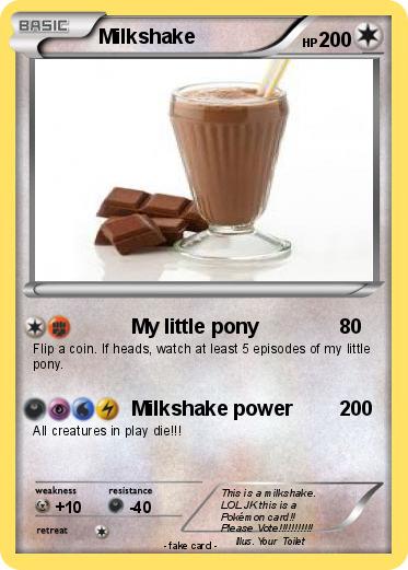 Pokemon Milkshake