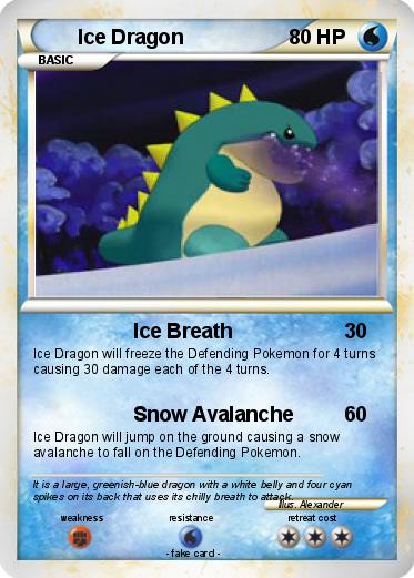 Pokemon Ice Dragon