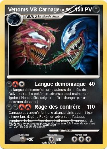 Pokemon Venoms VS Carnage