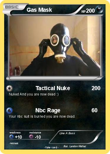 Pokemon Gas Mask