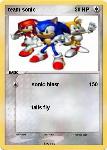 Pokemon team sonic