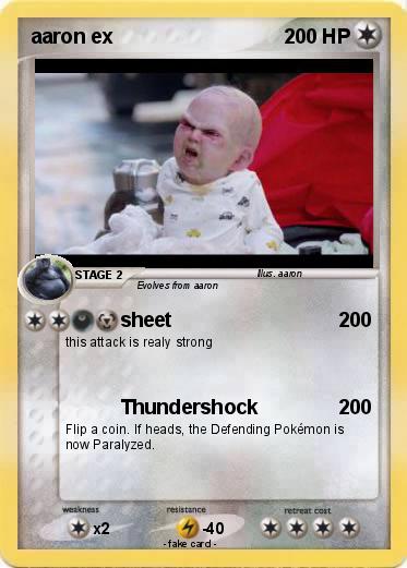 Pokemon aaron ex