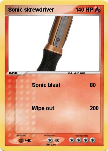 Pokemon Sonic skrewdriver