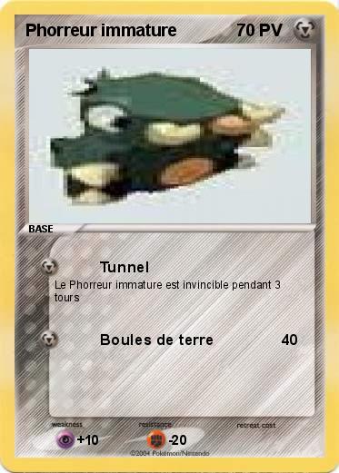 Pokemon Phorreur immature