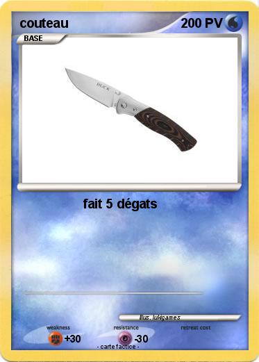 Pokemon couteau