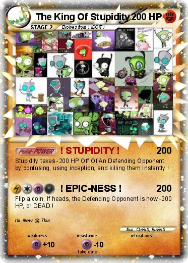 Pokemon The King Of Stupidity