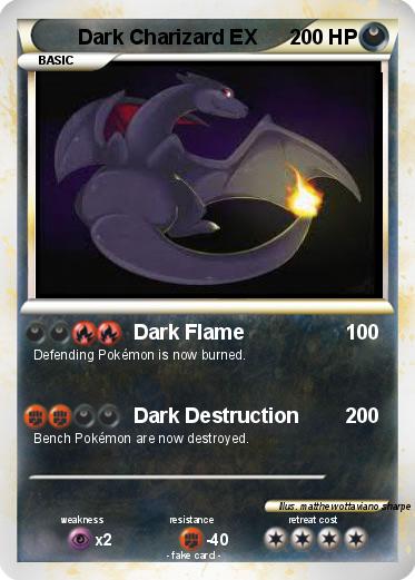 Pokemon Dark Charizard EX