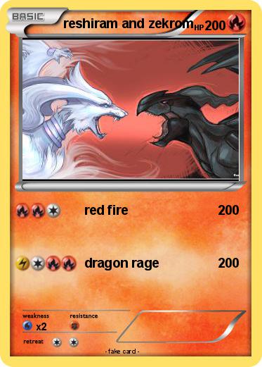Pokemon reshiram and zekrom