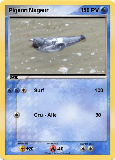 Pokemon Pigeon Nageur