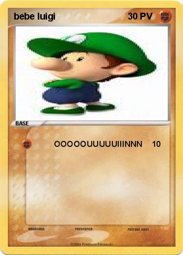 Pokemon bebe luigi