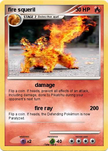 Pokemon fire squeril