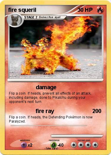 Pokemon fire squeril