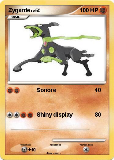 Pokemon Zygarde