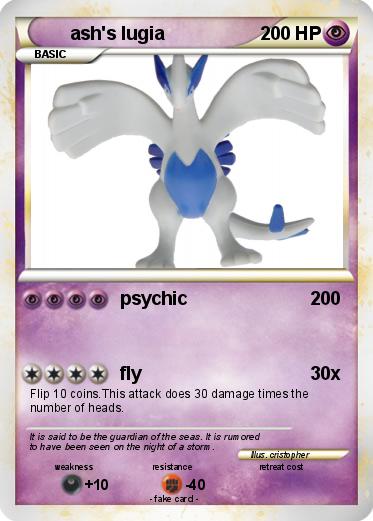 Pokemon ash's lugia