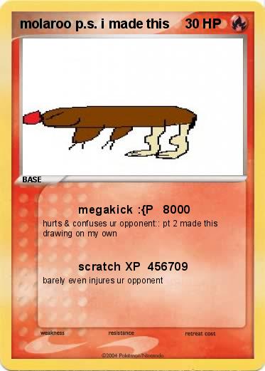 Pokemon molaroo p.s. i made this
