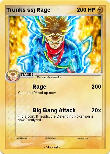 Pokemon Trunks ssj Rage