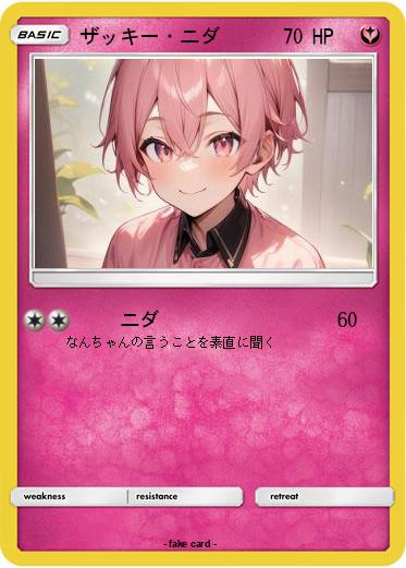 Pokemon ザッキー・ニダ