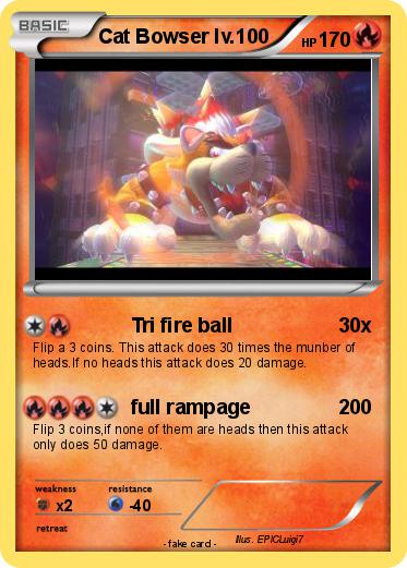 Pokemon Cat Bowser lv.100
