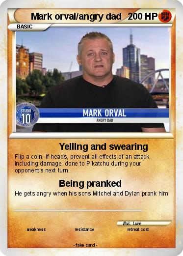 Pokemon Mark orval/angry dad