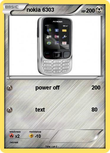 Pokemon nokia 6303