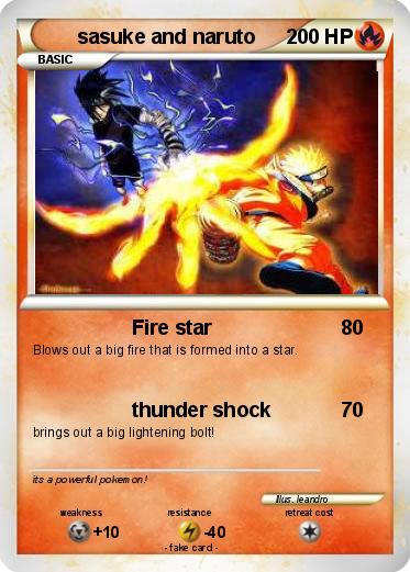 Pokemon sasuke and naruto