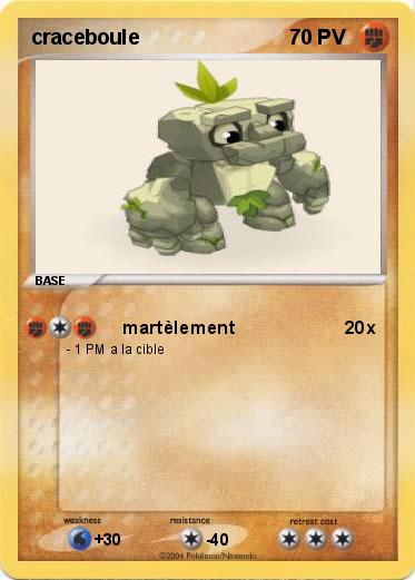 Pokemon craceboule