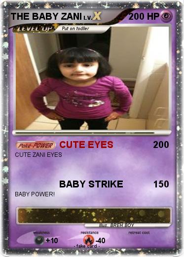 Pokemon THE BABY ZANI