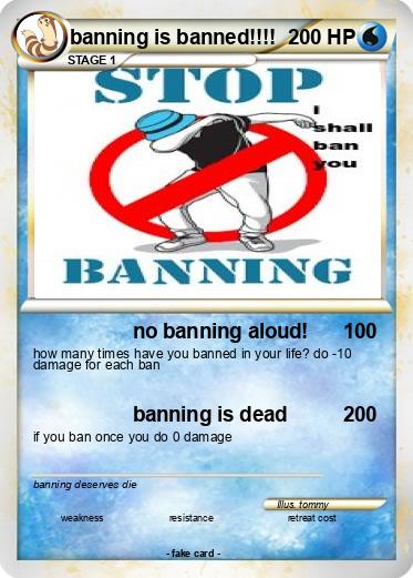 Pokemon banning is banned!!!!