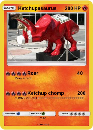 Pokemon Ketchupasaurus