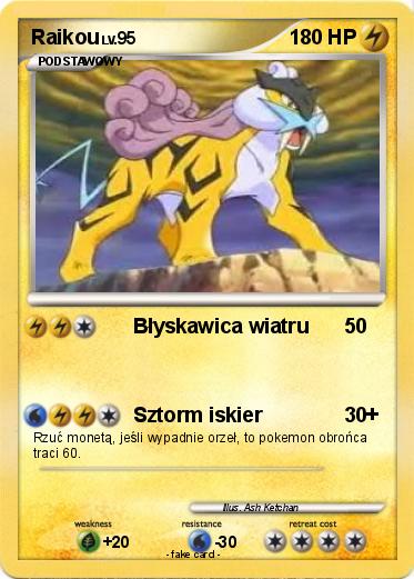 Pokemon Raikou