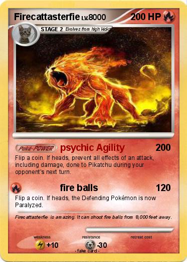 Pokemon Firecattasterfie
