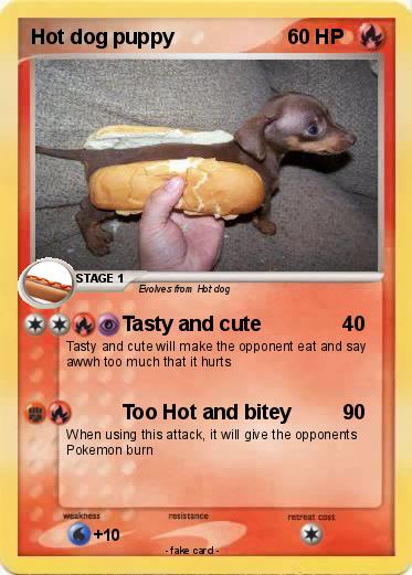 Pokemon Hot dog puppy