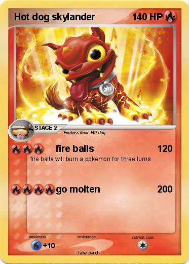 Pokemon Hot dog skylander