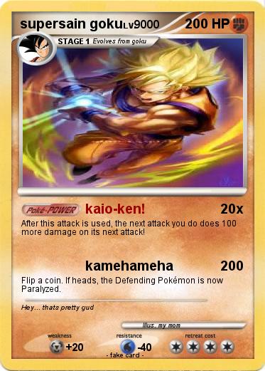 Pokemon supersain goku