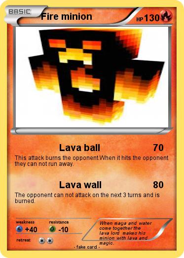 Pokemon Fire minion