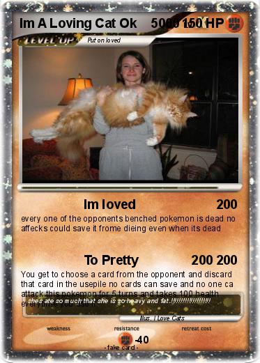 Pokemon Im A Loving Cat Ok    5000