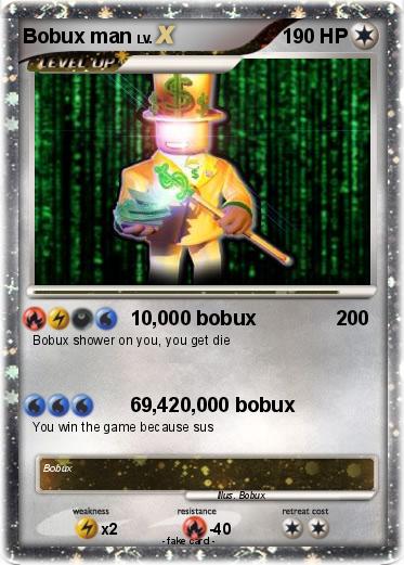 Pokemon Bobux man