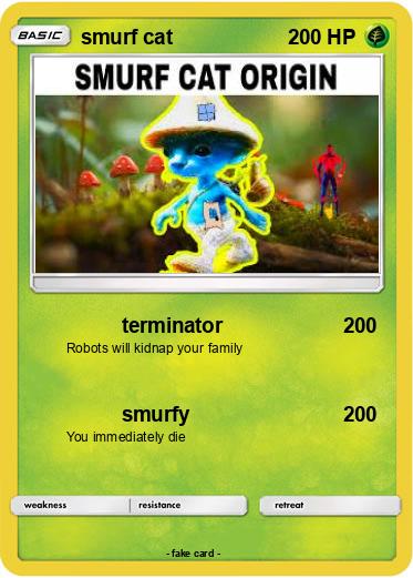 Pokemon smurf cat