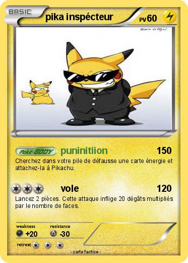 Pokemon pika inspécteur