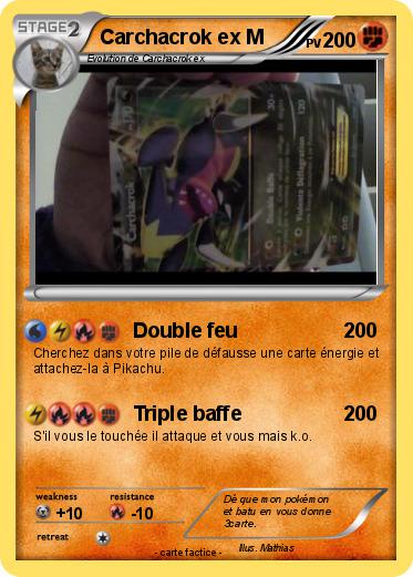 Pokemon Carchacrok ex M