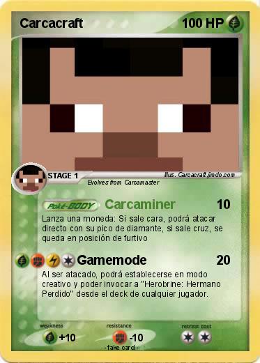 Pokemon Carcacraft