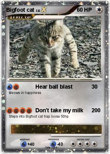 Pokemon Bigfoot cat