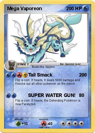 Pokemon Mega Vaporeon
