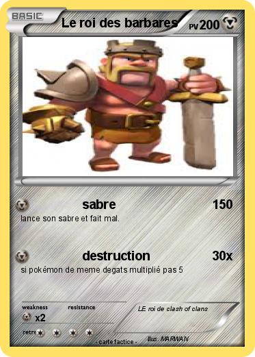 Pokemon Le roi des barbares
