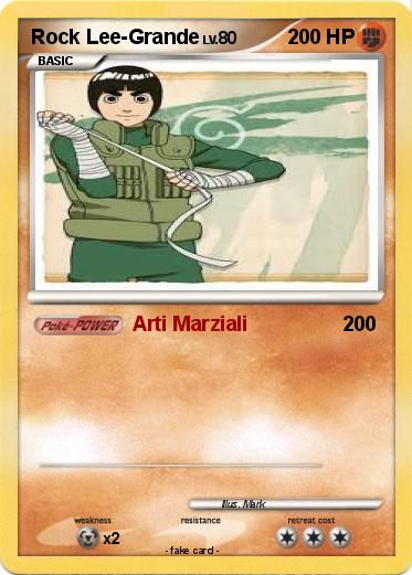 Pokemon Rock Lee-Grande