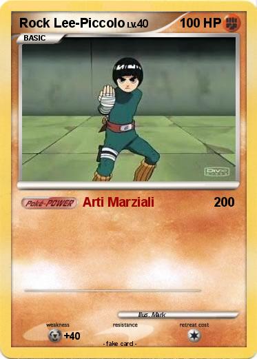 Pokemon Rock Lee-Piccolo