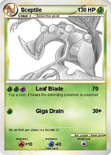 Pokemon Sceptile
